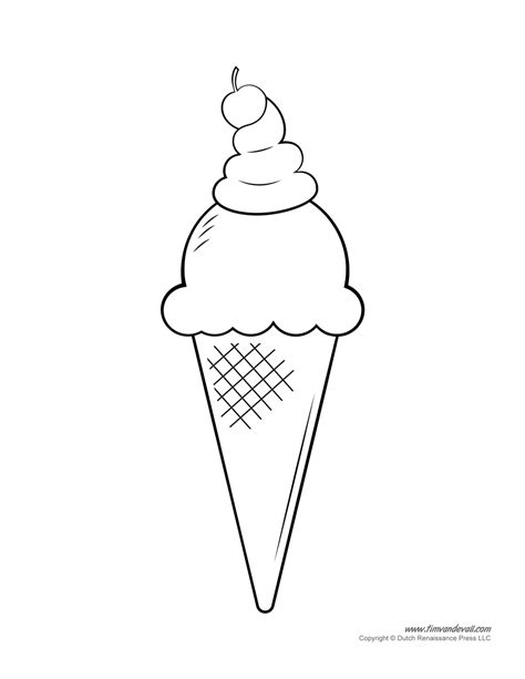 39 Ice Cream Coloring Pages For Kids