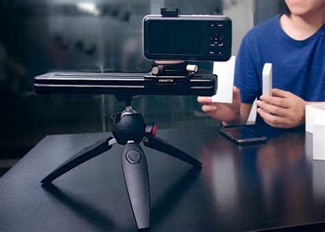 SliderMini camera slider with smooth motion technology and smartphone ...