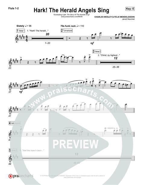 hark  herald angels sing flute sheet   museum   bible