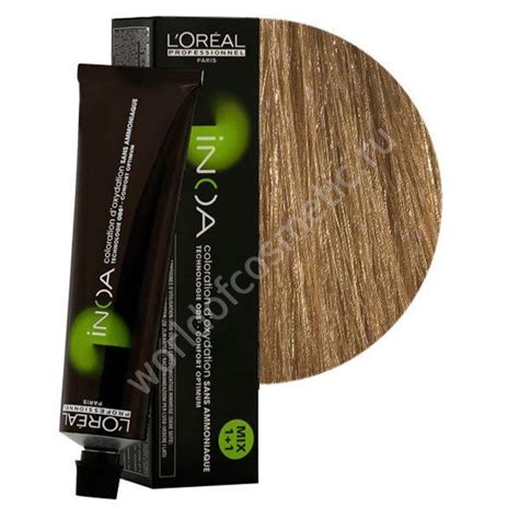 Loreal Professionel Краска для волос INOA ( ИНОА) без аммиака, 8 ...