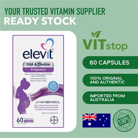 Jual Elevit Dha Choline For Pregnancy Capsules Kapsul