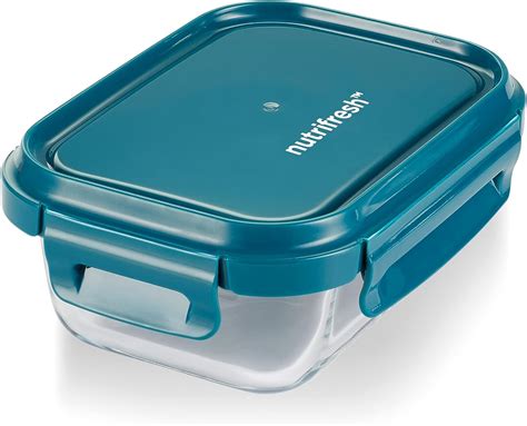 Nutrifresh Food Storage Container With Lid 1 42L Airtight Glass