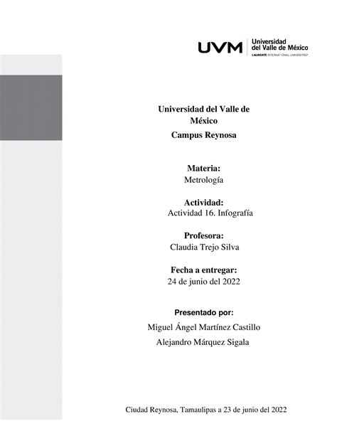 A16 AMS Metrologia Trabajo de bb Universidad del Valle de México