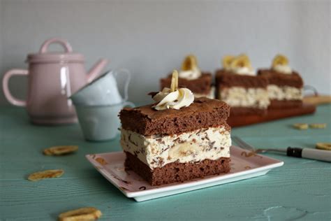 Bananen Split Torte vom Blech Herzstück