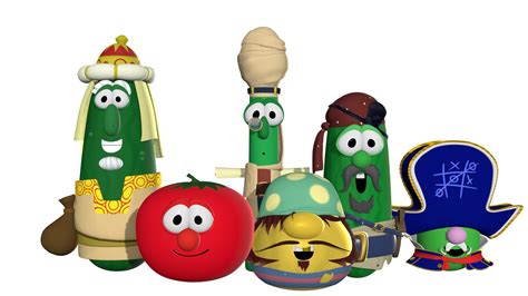 Jonah A Veggietales Movie Group Render By Quinn727studio On Deviantart