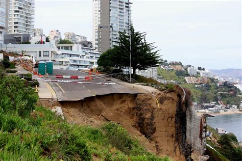 Nuevo deslizamiento de tierra en socavón de Viña del Mar La Tercera