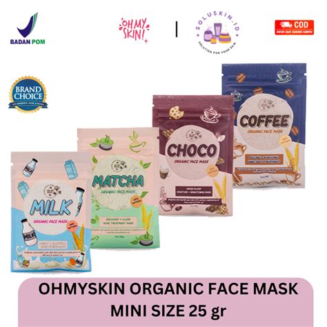 Jual Dist Resmi Bpom Ohmyskin Masker Wajah Organik Ohmyskin Mini