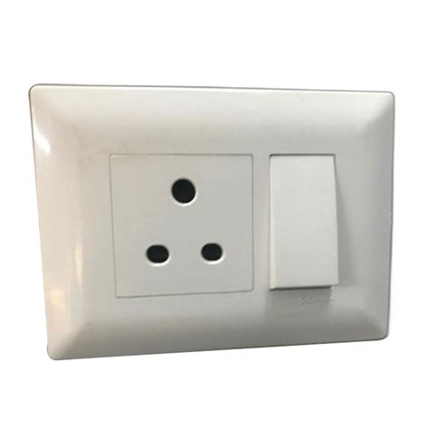 6a Single Switch Socket Combination Polycarbonate At Rs 180 In Coimbatore