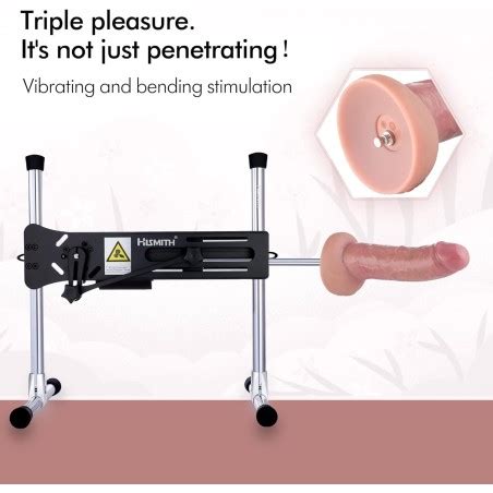 Hismith Curved Dual Density Dildo Vibrator Veins Kliclok