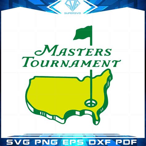 Masters Tournament SVG Masters Golf Logo Graphic Designs File