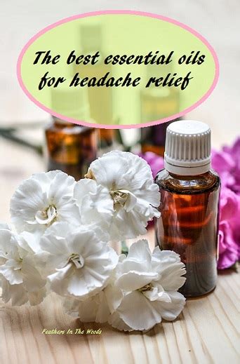 The best essential oils for headache relief - Feathers in the woods