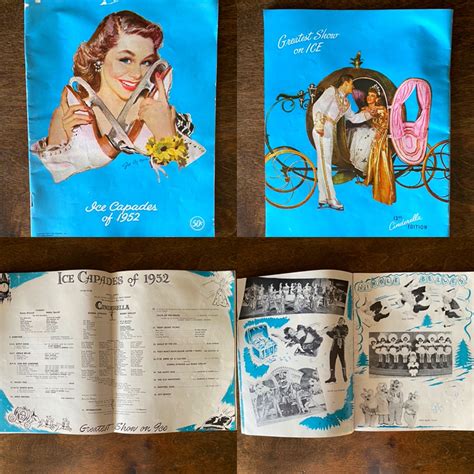 Vintage Ice Capades Programs 1940s50s Ice Follies Etsy