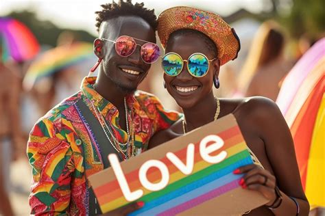 Black Gay Couple Adult Happy Free Photo Rawpixel