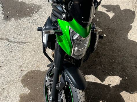 Купить б у Kawasaki ER n инжектор передач в Екатеринбурге зелёный naked bike года на