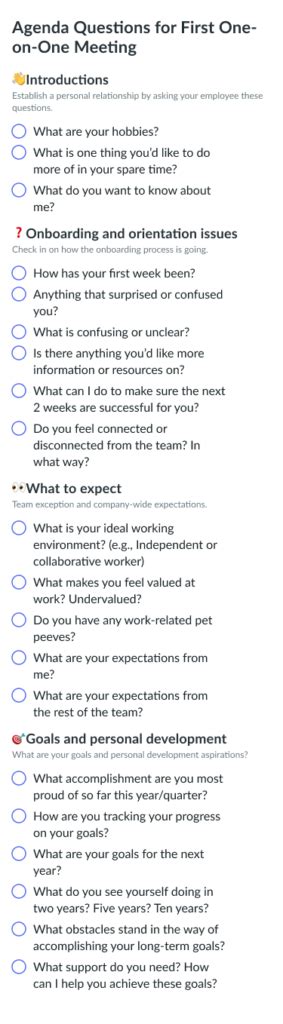 30 Questions To Ask During Your First 1 On 1 Fellowapp