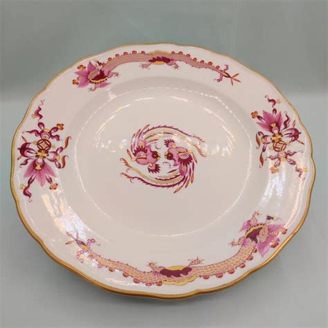 Meissen Dinner Plate Gro Er Teller Purpur Reicher Hofdrache Rot