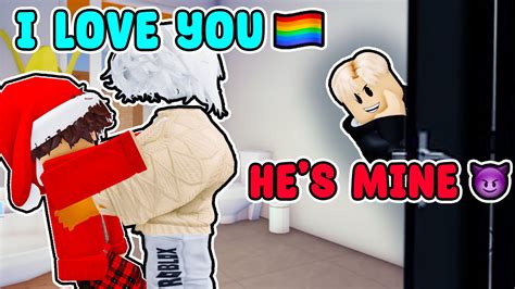 Reacting To Roblox Story Roblox Gay Story A CREEPY GUY IS OBSESSED WITH MY BF YouTube