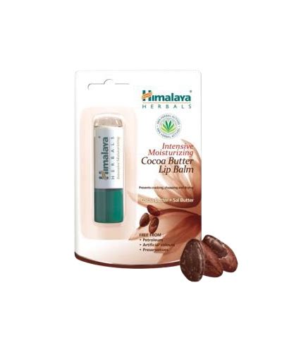 Himalaya Балсам за устни с ягода, подхранващ и с какао