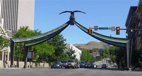 Eagle Gate Monument Salt Lake City Utah