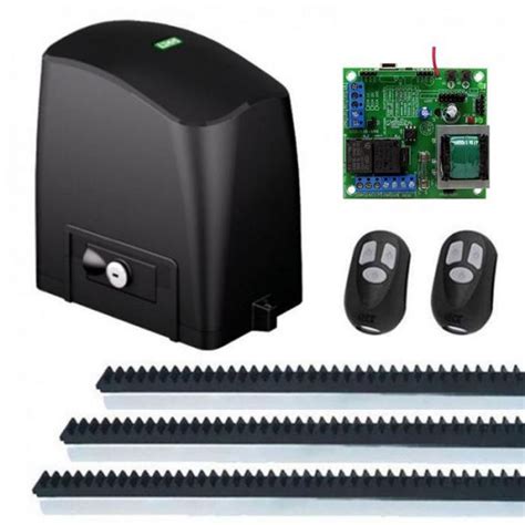 Kit Automatizador Deslizante Rcg Motor Port O Eletr Nico Slider Slim Pl