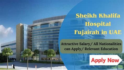 Sheikh Khalifa Hospital Fujairah In Uae Apply Now