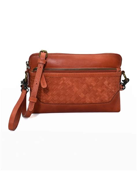 Frye Melissa Basket Woven Zip Crossbody Bag In Red Lyst