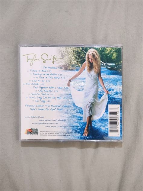 Taylor Swift Debutself Titled 2006 Original Releaseuncensored Edition