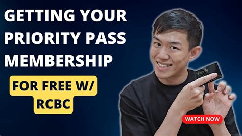 Getting My Free Priority Pass With Rcbc Youtube