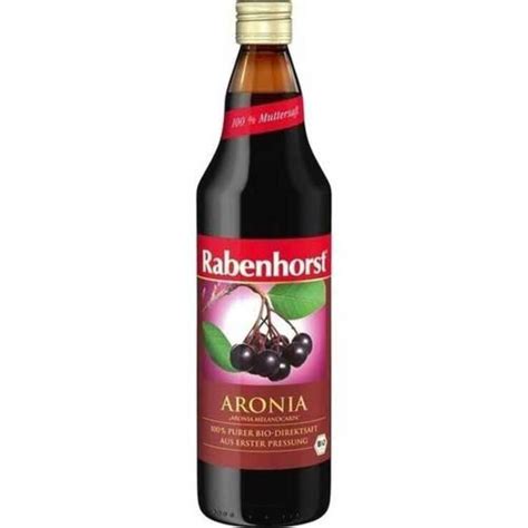 Rabenhorst Aronia Bio Muttersaft 700 Ml Bei Aponeo Kaufen