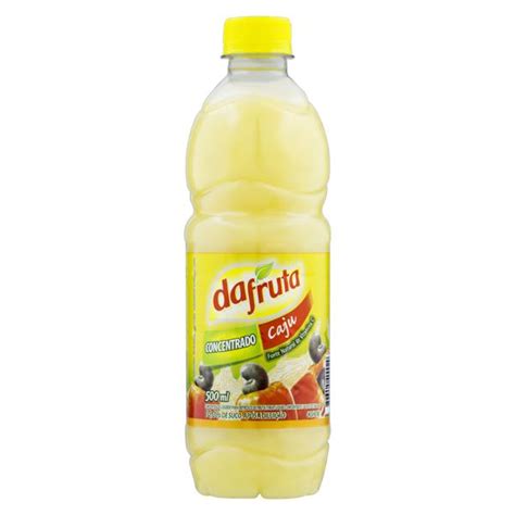 Suco Concentrado Caju Dafruta Garrafa Ml Supermercado Macedo