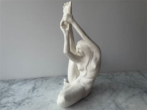 Ceramic Figure Sculpture Nude Woman Statue Porcelain Body Etsy