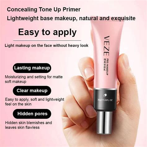 Lehoziheq Makeup Isolation Cream Light Thin Breathable Natural Concealer Nude Makeup