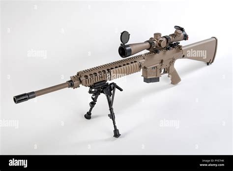 The M110 Semi Automatic Sniper System M110 Sass Is An American Semi