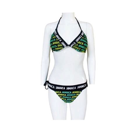 Jamaican Flag Bikini Etsy