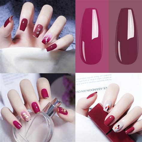 Juego De Esmaltes De U As De Gel De Colores Oto Ales De Arte Clavo De Ml Nude Gris Rosa