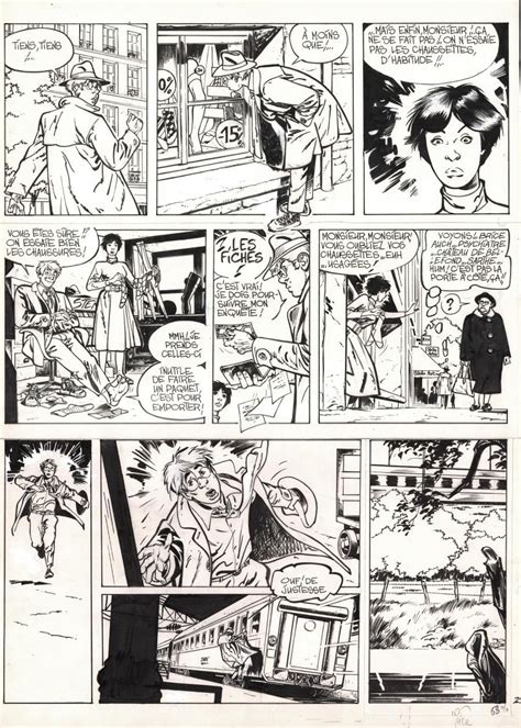 Planche Originale De Bande Dessinée Dodier Alain JÉrÔme K JÉrÔme