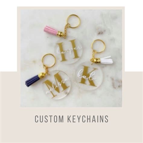 Custom Keychains, Acrylic Keychain, Name Keychain - Etsy