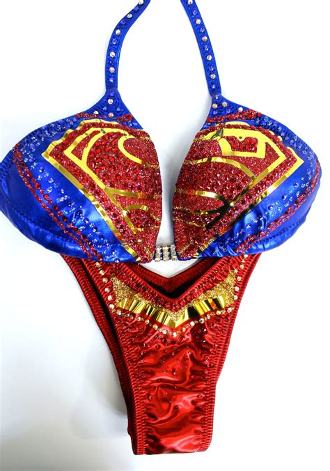 NPC Ifbb Competition Bikini Supergirl Figure Competition Etsy