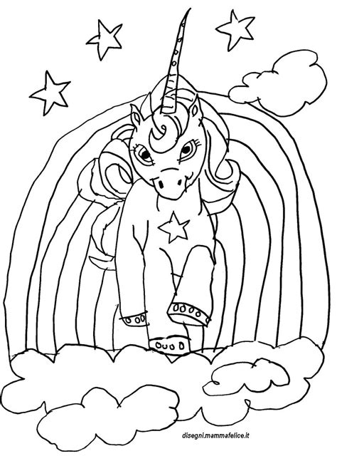 Disegno Da Colorare Unicorno Disegni Mammafelice