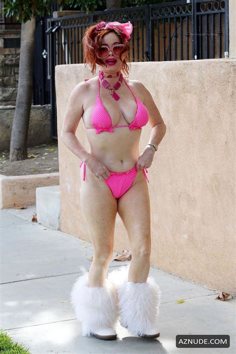 Phoebe Price Sexy Shows Off Her Curves In A Pink Bikini In Los Angeles Aznude