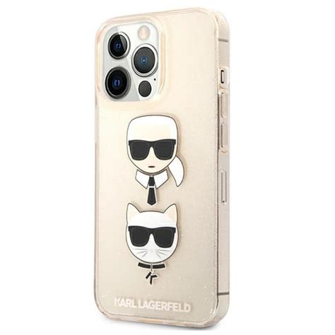 Karl Lagerfeld nakładka do iPhone 13 Pro Max 6 7 hardcase złota