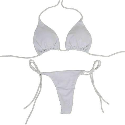Women Micro Bikini Set G String Padded Beach Walmart