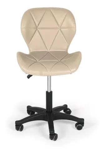 Silla De Oficina Eiffel Slim Base Giratoria Negra Color Nude De Oficina Mercadolibre