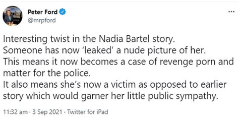 Nadia Bartel Scandal Vicious Rumour Emerges A Leaked Nude Photo Is Circulating Of The Ex AFL