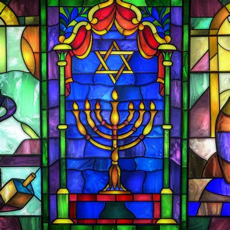 Hanukkah Window - AtmosFX Digital Decorations