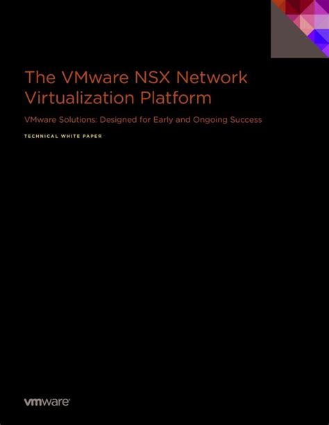 PDF The VMware NSX Network Virtualization Platform The Software