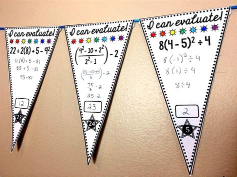 Scaffolded Math and Science: Free Math Pennants