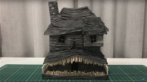 This Cool Monster House Model Was Created From A Tissue Box — Geektyrant