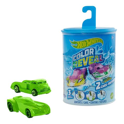 Hot Wheels Color Reveal 2Pk Sort Brinquedos Papelaria Moda e Acessórios