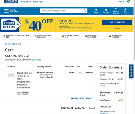 What is lowes doing to compete with online retailers this year 4